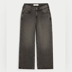 Hollister Charcoal Low Rise Baggy Short Size 16